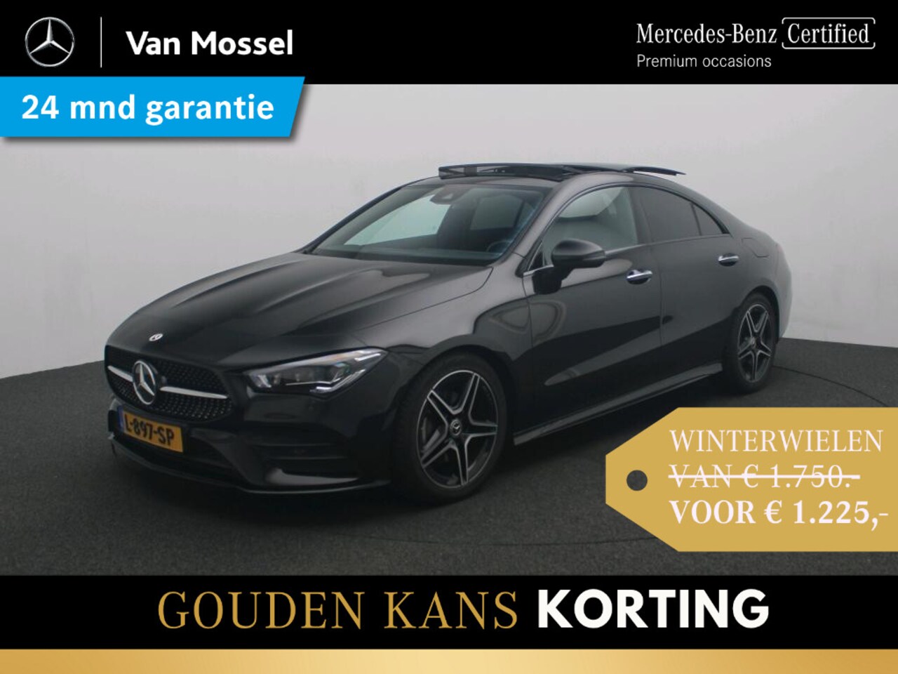 Mercedes-Benz CLA-Klasse - 180 Business Solution AMG / Memory-Stoelen / Panaroma-dak / Stoelverwarming / - AutoWereld.nl