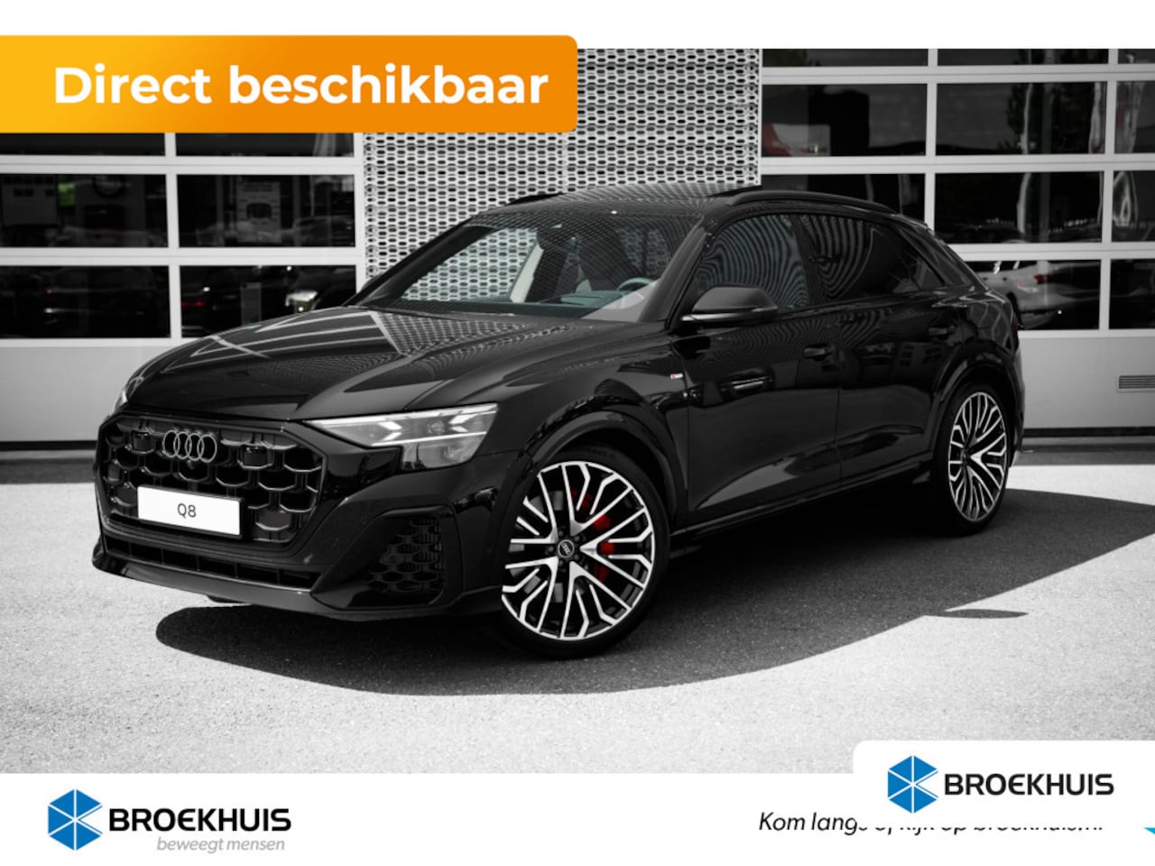 Audi Q8 - Pro Line S Competition | Adaptive cruise control | Bang & Olufsen Premium 3D | Glazen pano - AutoWereld.nl