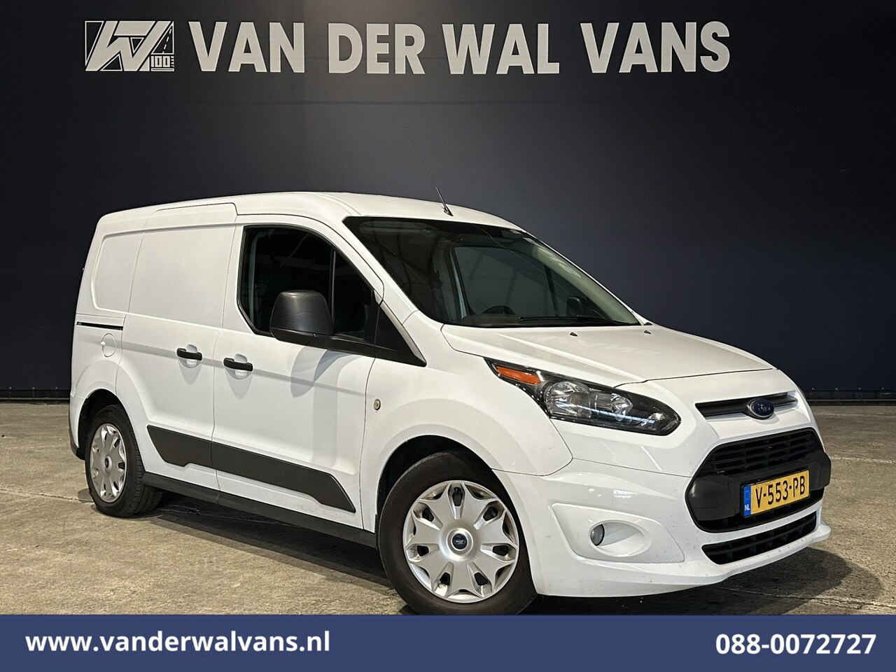Ford Transit Connect - 1.5 TDCI 101pk L1H1 Euro6 Airco | 3-Zits | Cruisecontrol | Trekhaak Verwarmde voorruit, Bi - AutoWereld.nl
