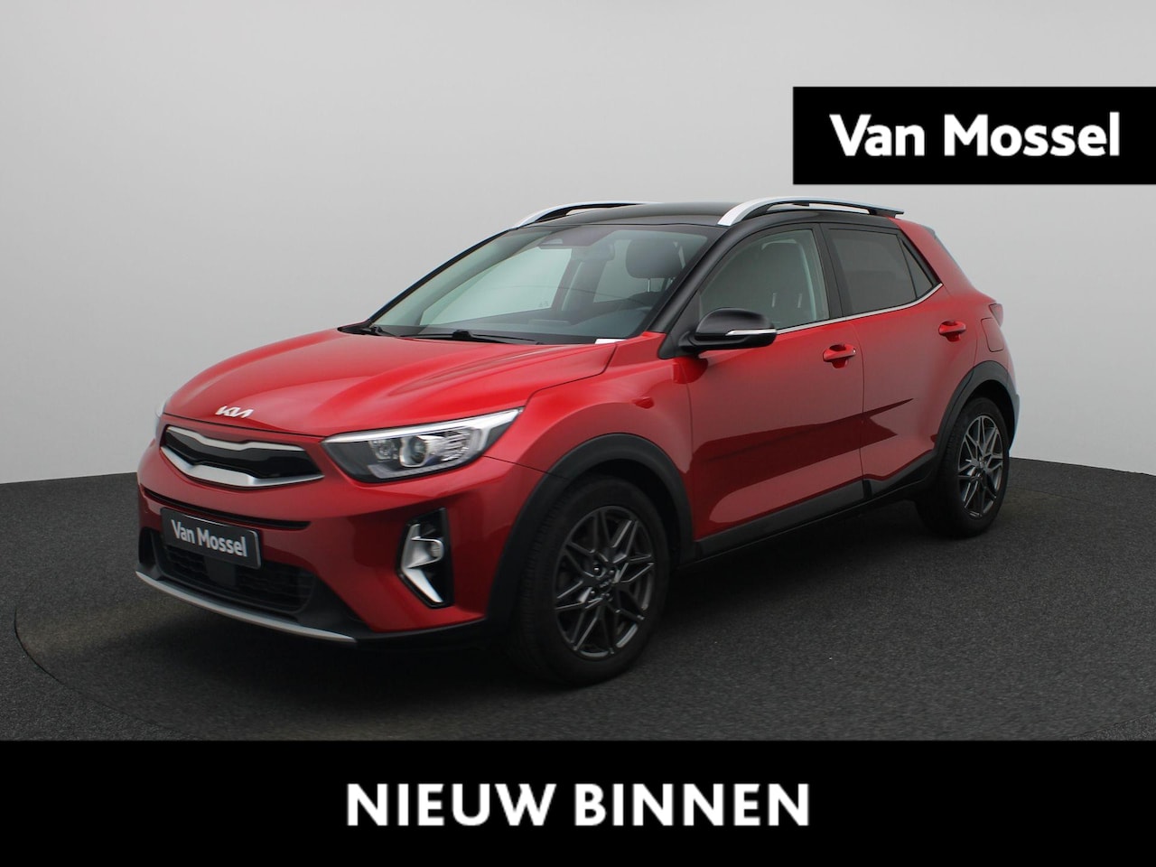 Kia Stonic - 1.0 T-GDi MHEV DynamicPlusLine | NAVIGATIE | HALF-LEDER | PARKEERSENSOREN - AutoWereld.nl