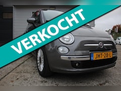 Fiat 500 - 1.2 Lounge nette zuinige auto, boekjes, airco, panoramadak, car-play, multi-media, lm- vel