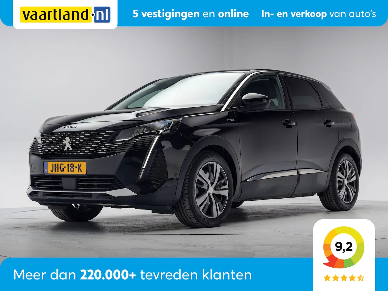 Peugeot 3008 - 1.6 Plug-in Hybrid 225 Allure [ Navi Camera Half-leder Apple/Android ] - AutoWereld.nl