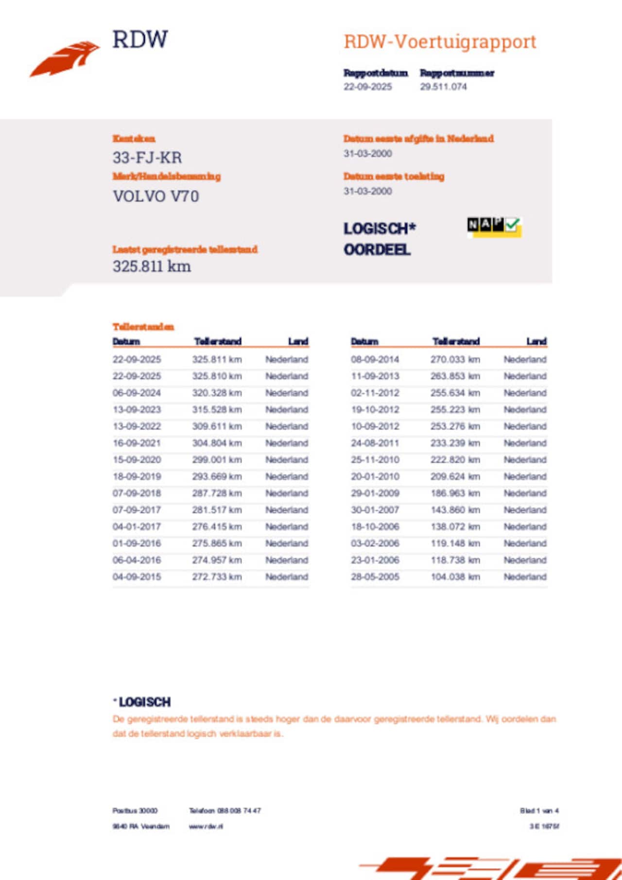 Volvo V70 - 2.4 T Comfort Line 2.4 T Comfort Line