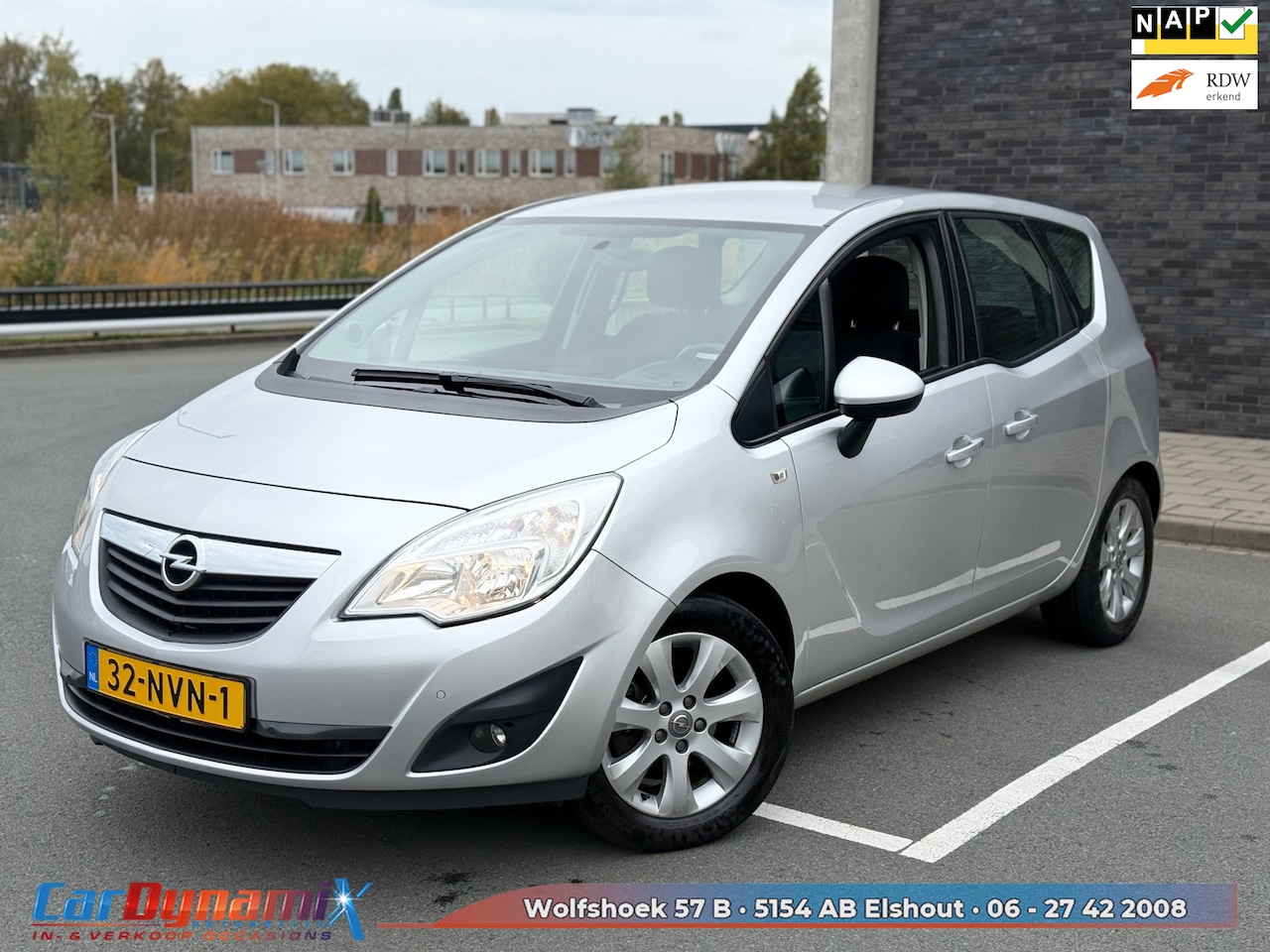 Opel Meriva - 1.4 Turbo Edition | Airco | Cruise | NAP | APK | Trekhaak | PDC | Volledig Onderhouden - AutoWereld.nl