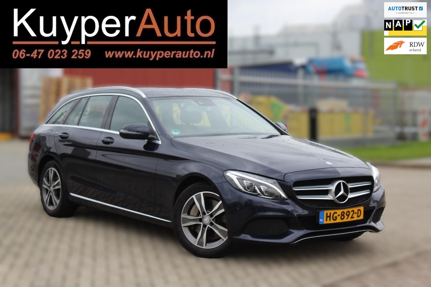 Mercedes-Benz C-klasse Estate - 350 e Lease Edition nette hybride automaat vol opties - AutoWereld.nl