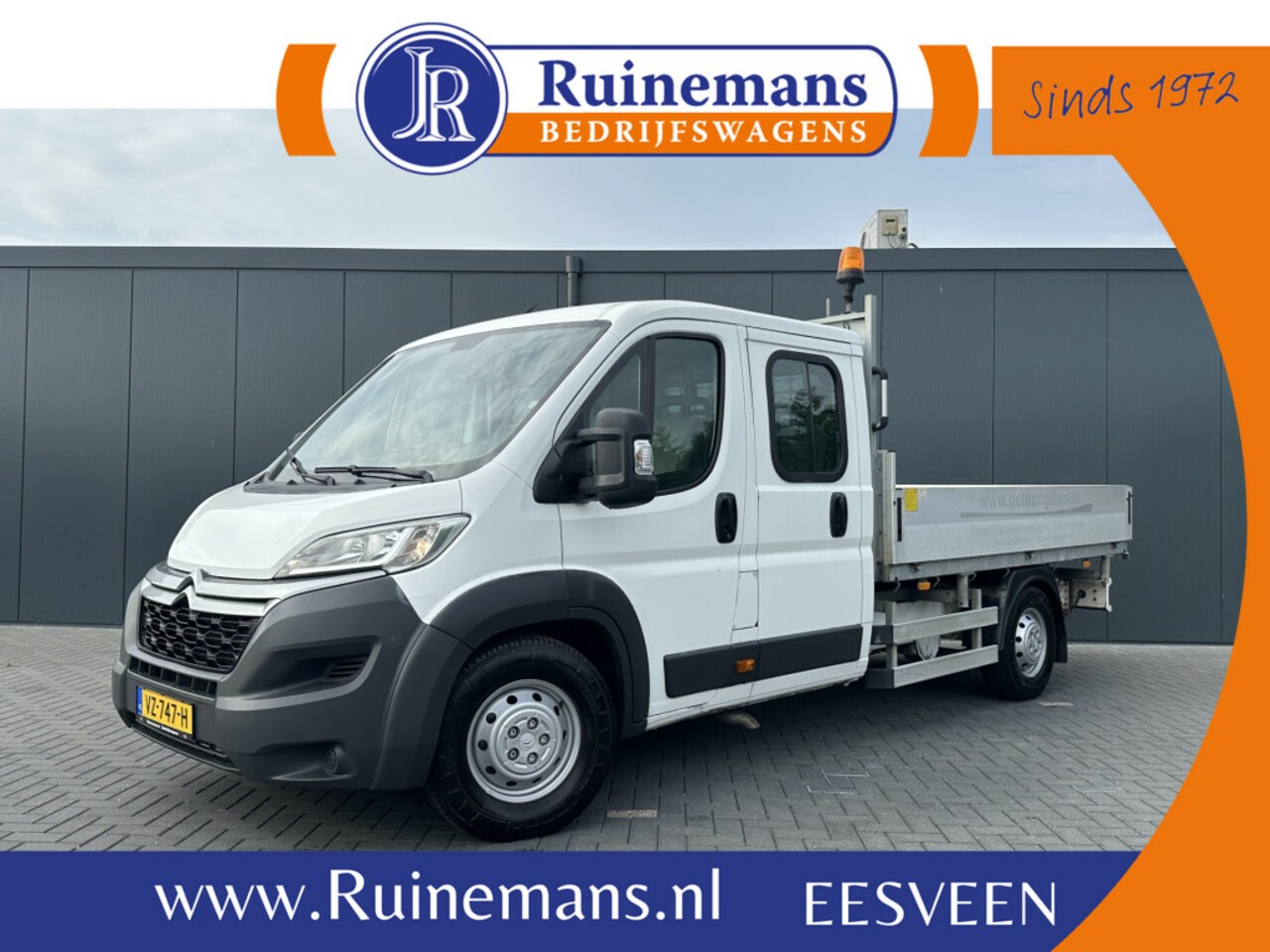 Citroën Jumper - 35 2.2 HDI 150 PK L4 / 3 ZIJDIG KIPPER / 7-PERS DUBBELE CABINE / AIRCO / 1e EIG. / 3 TONS - AutoWereld.nl