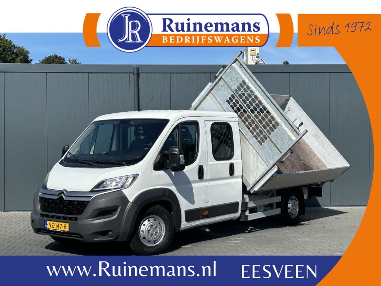 Citroën Jumper - 35 2.2 HDI 150 PK L4 / 3 ZIJDIG KIPPER / 7-PERS DUBBELE CABINE / AIRCO / 1e EIG. / 3 TONS - AutoWereld.nl