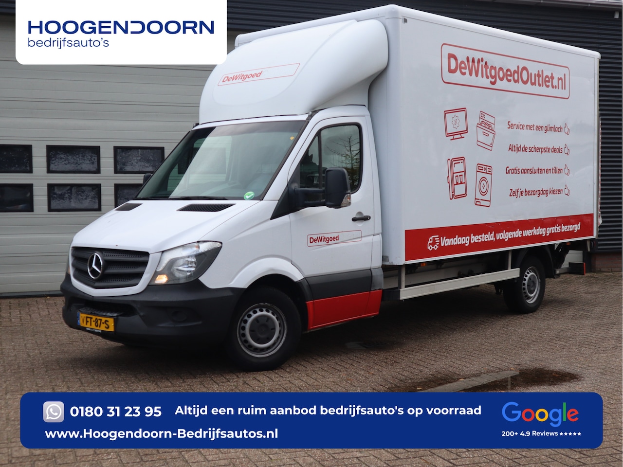 Mercedes-Benz Sprinter - 314 CDI Automaat Euro 6 Bakwagen - Laadklep Dhollandia - Cruise - AutoWereld.nl