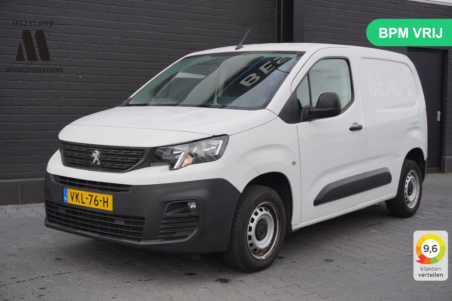 Peugeot Partner - 1.2 PureTech Benzine! EURO 6 - Airco - Navi - Cruise - €12.900,- Excl. - AutoWereld.nl