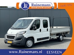 Peugeot Boxer - 2.0 164 PK EURO 6 / PICK UP / OPEN LAADBAK / 49.917KM / 1e EIG. / 7-PERS DUBBELE CABINE /