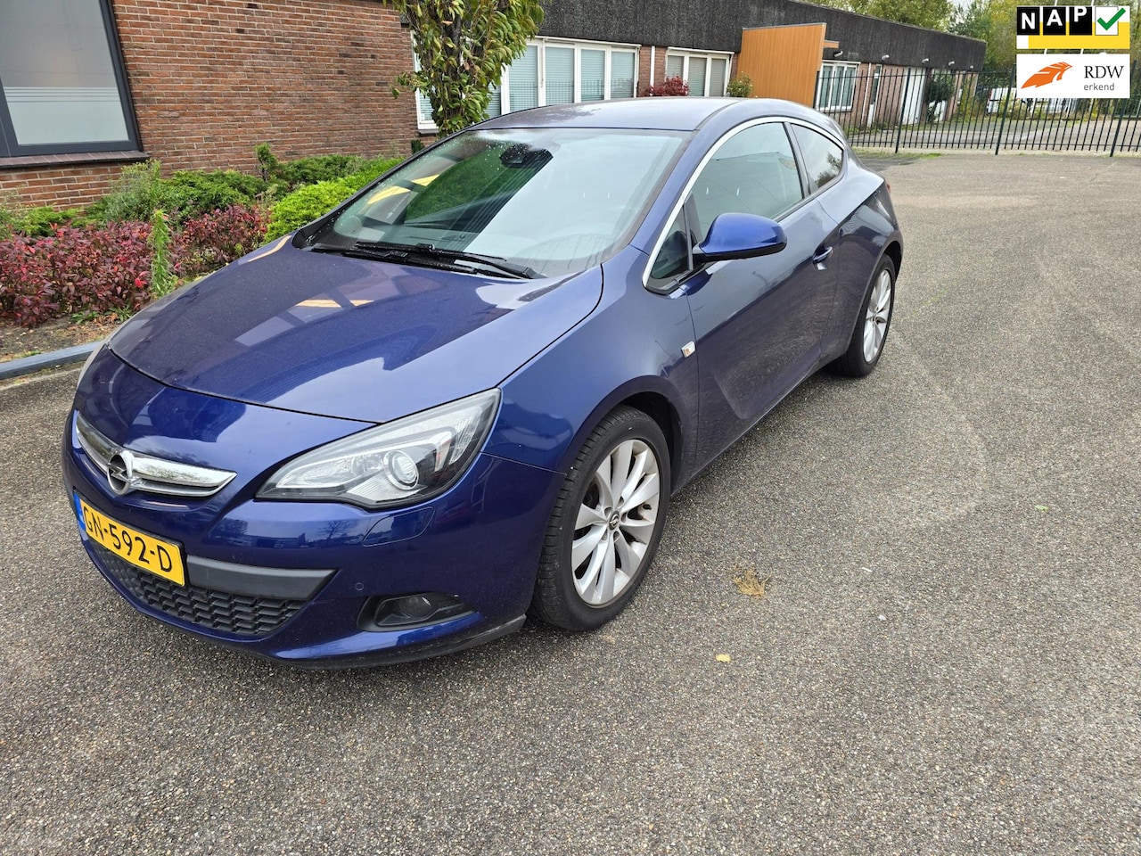 Opel Astra GTC - 1.4 Turbo Sport LEES TEKTS Airco Leer Navi Leuke Auto - AutoWereld.nl