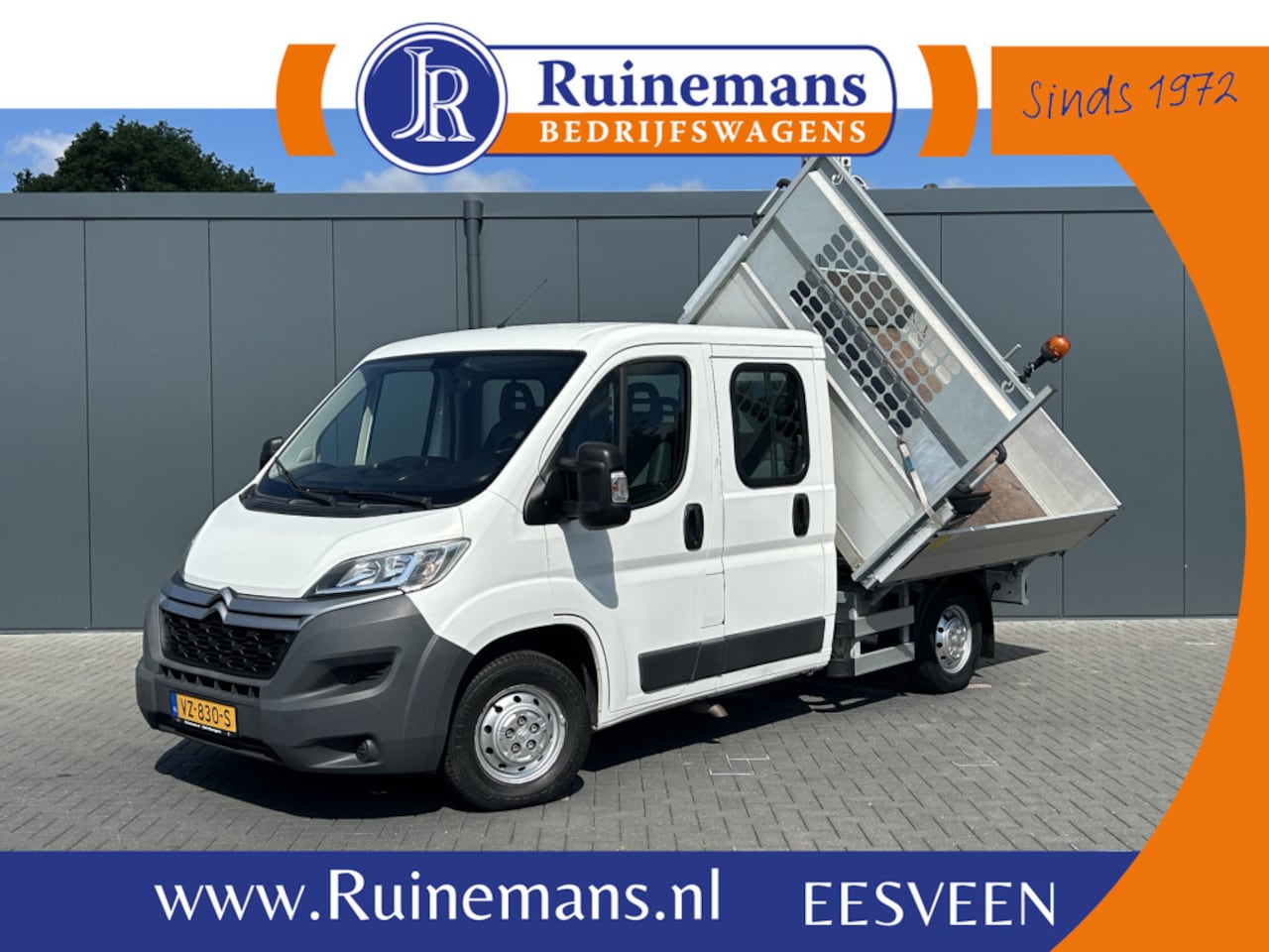 Citroën Jumper - 2.2 HDI 131 PK L2 / 3 ZIJDIG KIPPER / 7-PERS DUBBELE CABINE / AIRCO / 1e EIG. / 2.5 TONS T - AutoWereld.nl