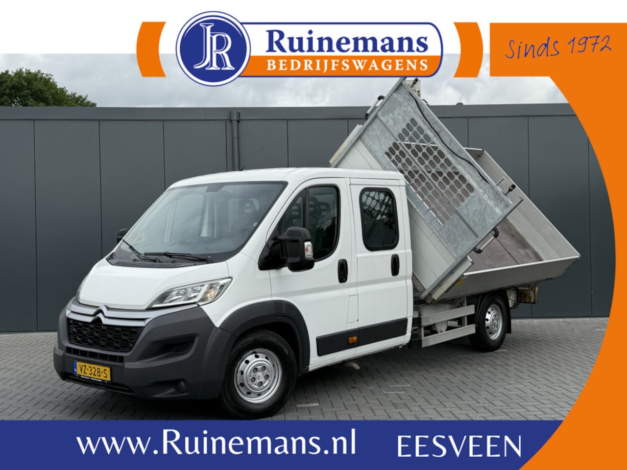 Citroën Jumper - 2.2 HDI 150 PK ZWAAR / 3 ZIJDIGE KIPPER / L4 MAXI / 1e EIG. / 7 PERSOONS DUBBEL CABINE / A - AutoWereld.nl