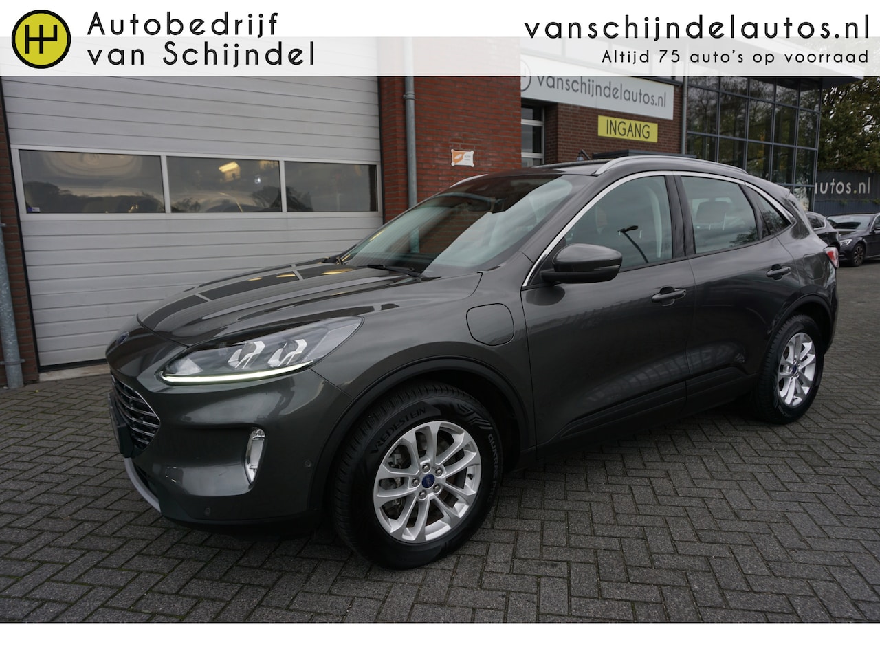 Ford Kuga - 2.5 PHEV TITANIUM LUXE VOLLEDIG DEALER ONDERHOUDEN! 1500KG TREKGEWICHT! AFN.TREKHAAK 360 C - AutoWereld.nl