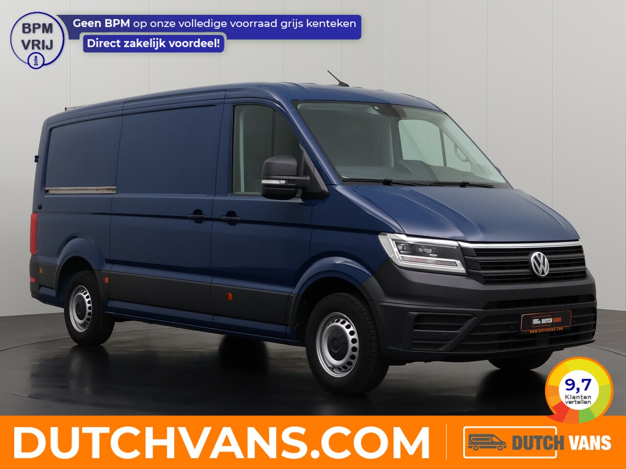 Volkswagen Crafter - 2.0TDI 177PK DSG Automaat L3H2 Led | Werkplaats | Navigatie | Camera | Airco | Cruise | 3- - AutoWereld.nl