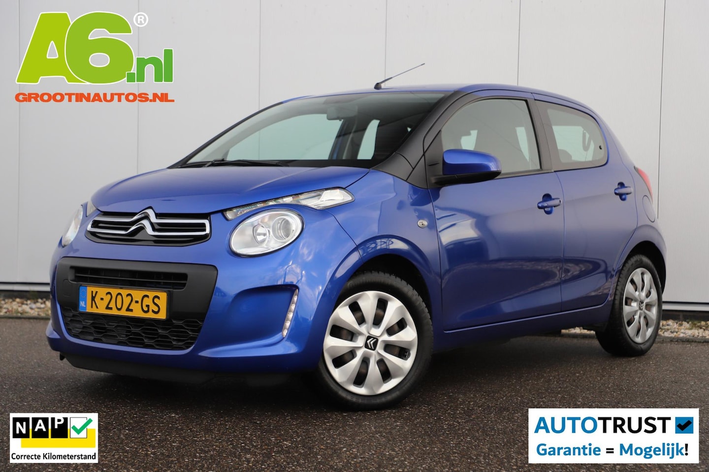 Citroën C1 - 1.0 VTi Feel Airco Radio Bluetooth Elektrische Ramen - AutoWereld.nl