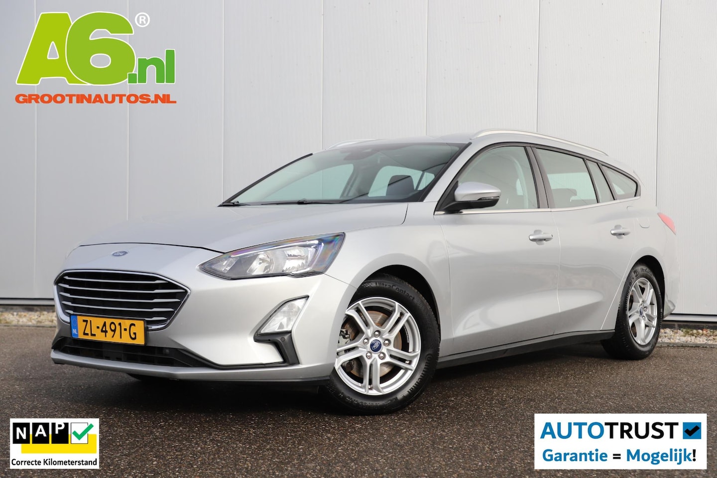 Ford Focus Wagon - 1.0 EcoBoost Trend Edition Business 101PK Trekhaak Navigatie Carplay Android 16 inch LMV A - AutoWereld.nl