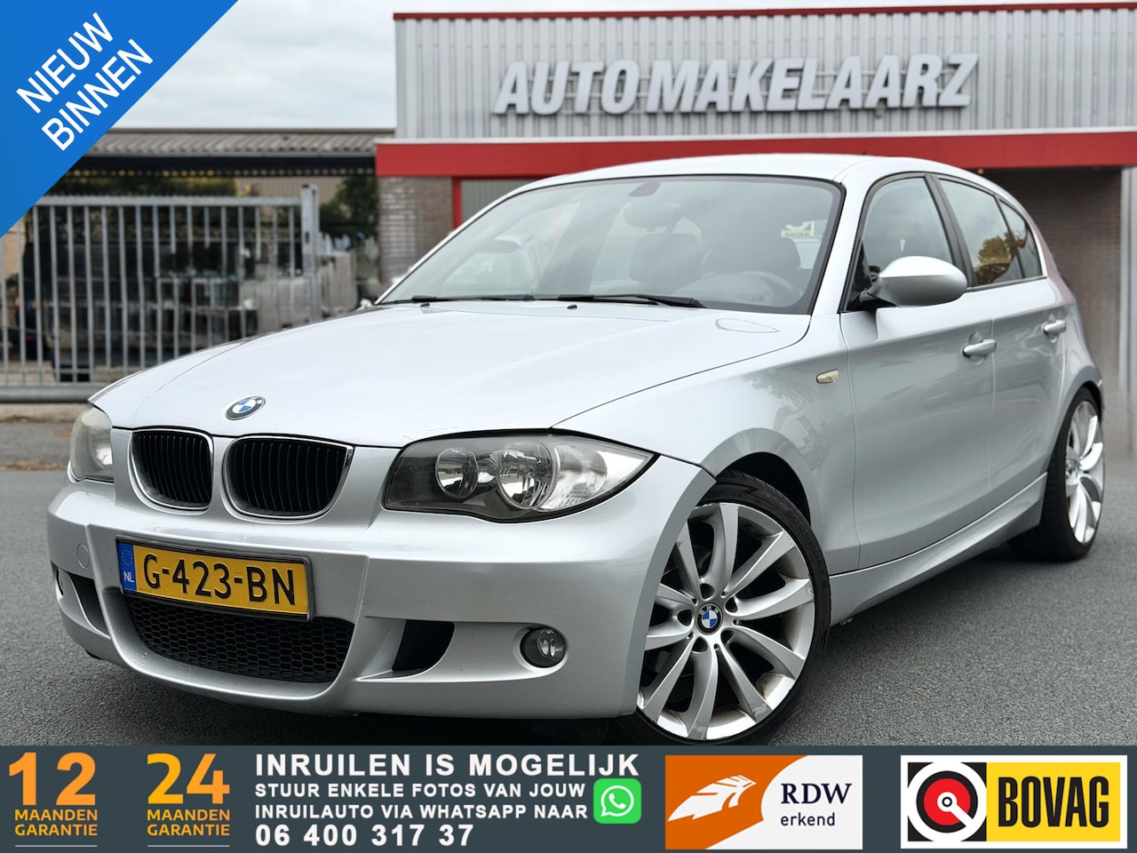 BMW 1-serie - 118i M SPORT START/STOP AIRCO STOELVERWARMING - AutoWereld.nl