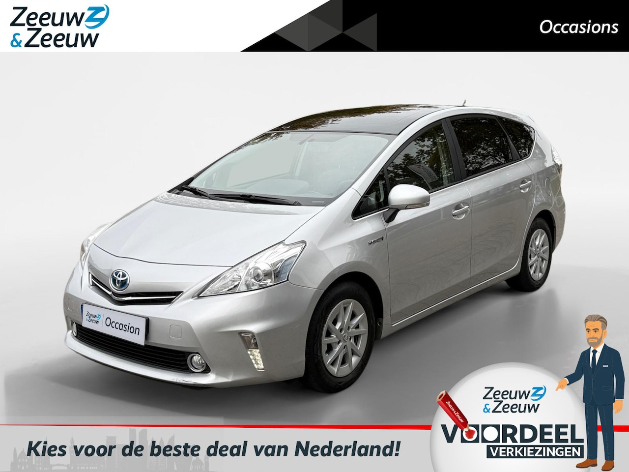Toyota Prius Wagon - 1.8 Aspiration | 7 ZITS | HUD | NAVI | CAMERA | AUTOMAAT | 1 JAAR GARANTIE - AutoWereld.nl