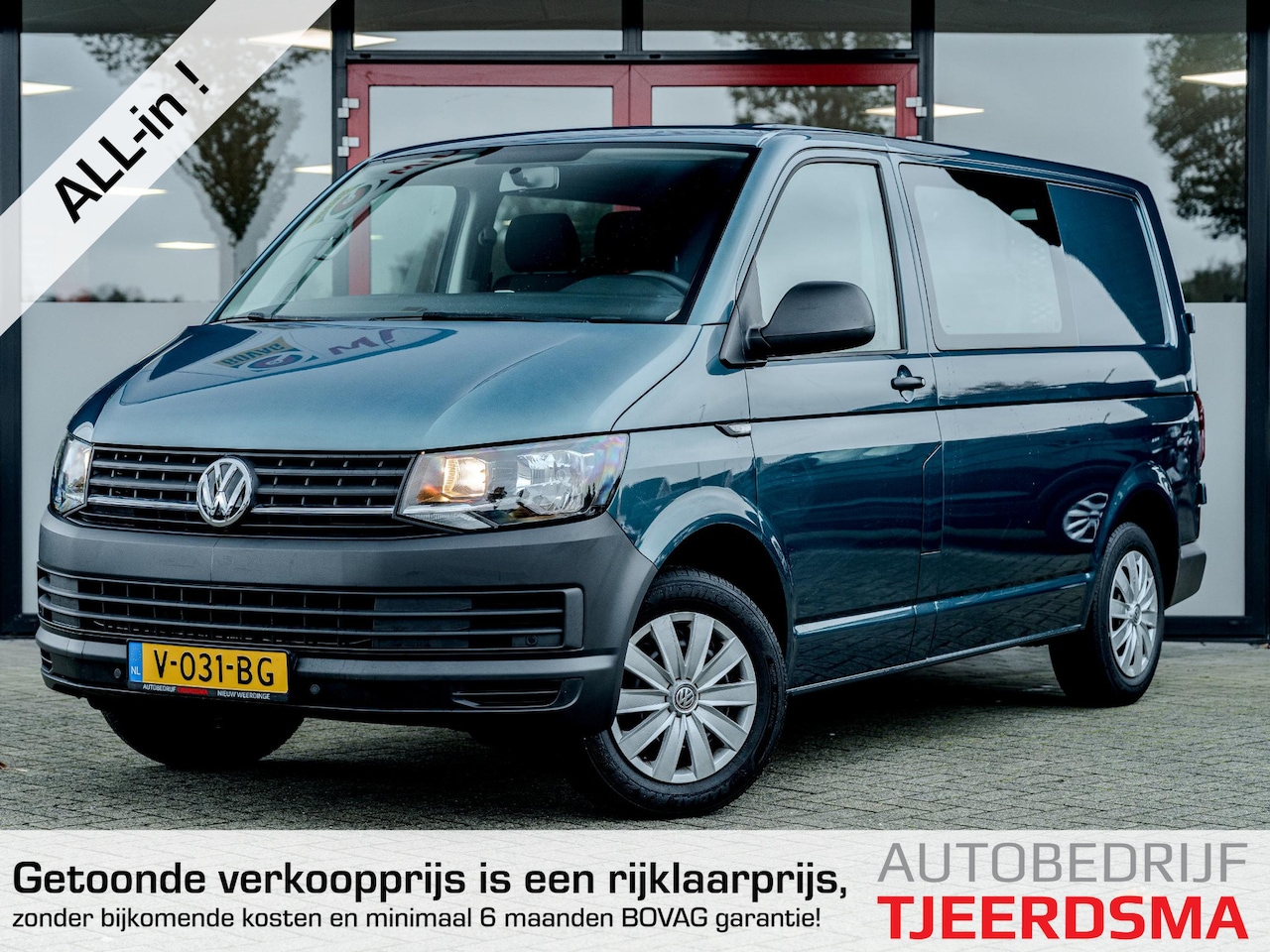 Volkswagen Transporter - 2.0 TDI L1H1 Comfortline | Rolstoelvervoer | Oprijplateau Autolift R226 | 2x Rolstoel verg - AutoWereld.nl