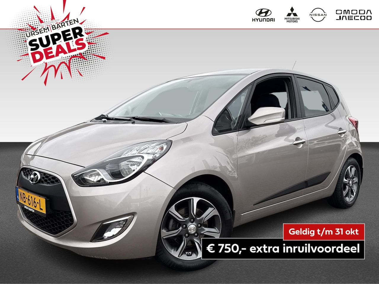 Hyundai ix20 - 1.4i Go! | Airco | Camera | Trekhaak - AutoWereld.nl