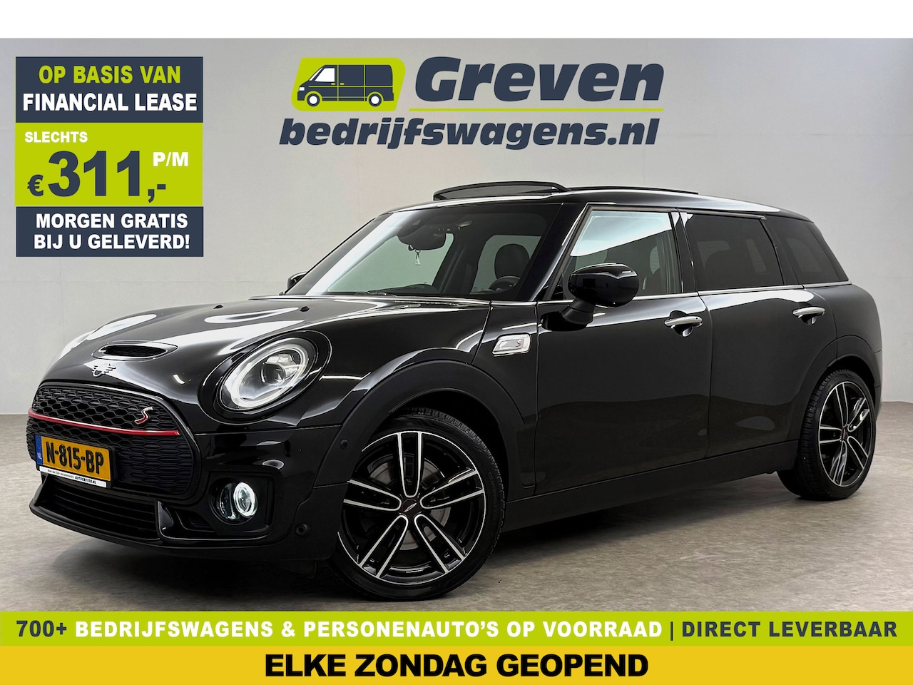 MINI Clubman - Mini 2.0 Cooper SD 191PK Chili | H/K | Pano | Sfeerverl. | Camera | Carplay | Leder | Adap - AutoWereld.nl