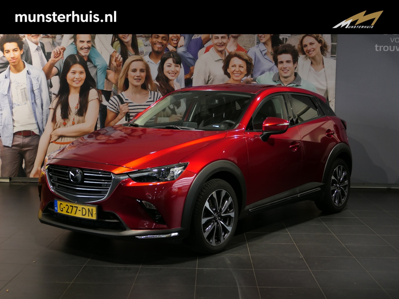 Mazda CX-3 - 2.0 SkyActiv-G 120 GT-M *AUTOMAAT* - Trekhaak, headup display, dodehoek, camera, - AutoWereld.nl