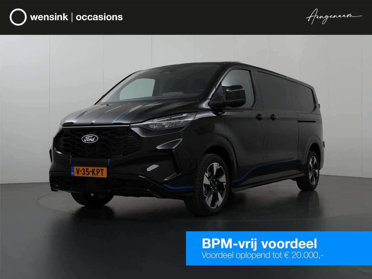 Ford Transit Custom - 300 2.0 TDCI 170 PK L2 H1 SPORT | Aut. | AUTOMAAT | 2X ZIJSCHUIFDEUR | BLIND SPOT | STOELV - AutoWereld.nl