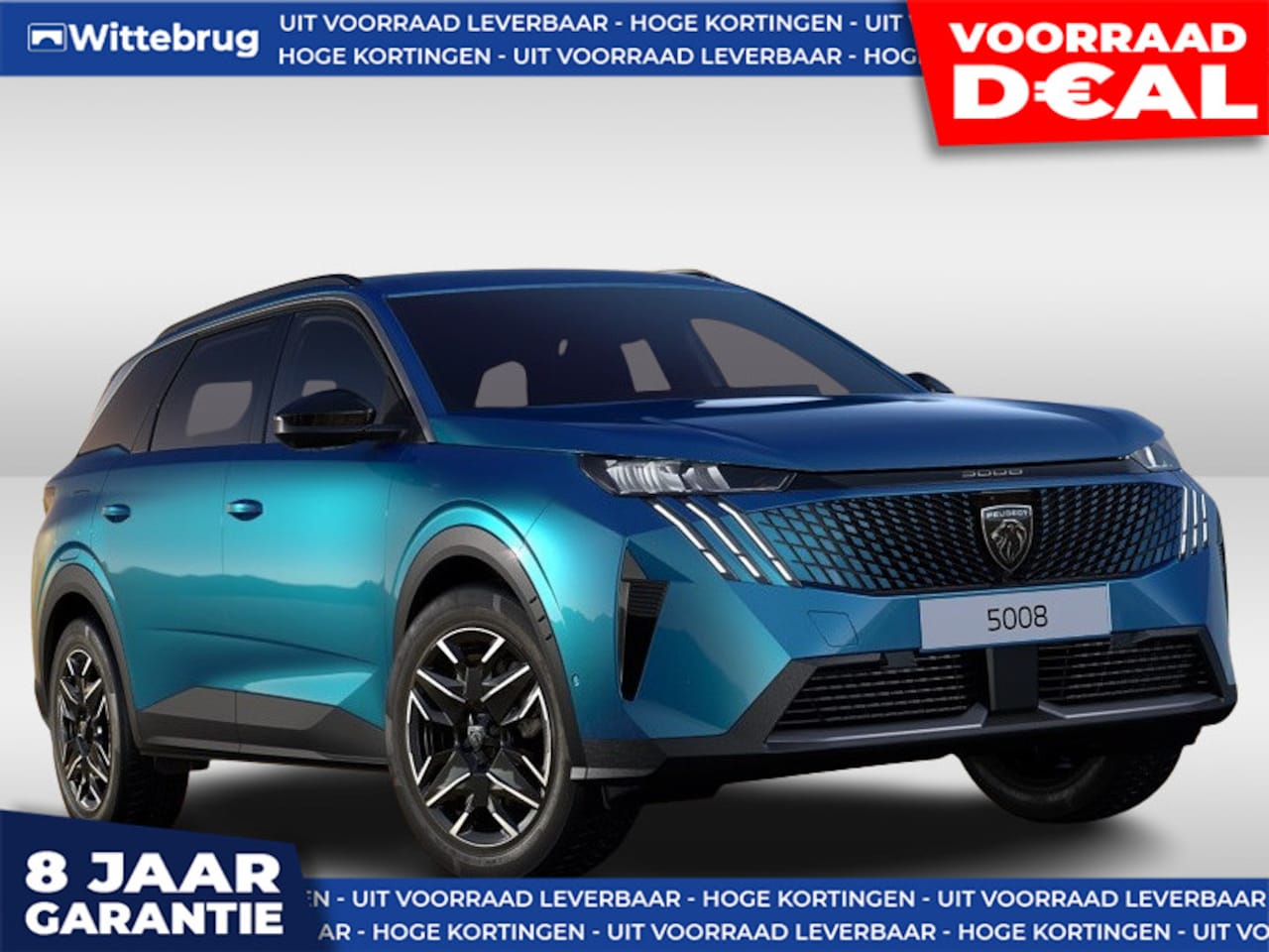Peugeot 5008 - 1.2 Hybrid 145 Allure DIRECT RIJDEN - 360 VISION & DRIVE ASSIST - 8 JAAR GARANTIE - AutoWereld.nl