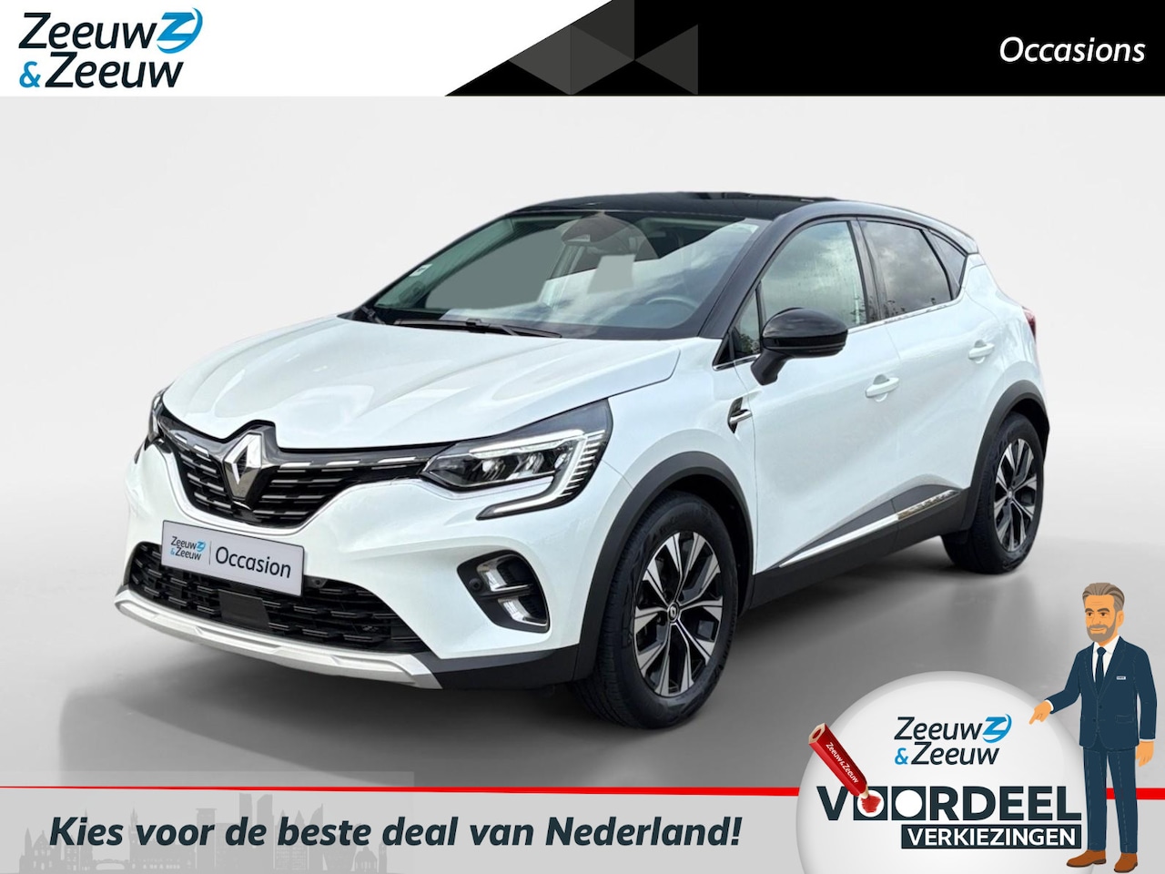Renault Captur - 145PK E-Tech Full Hybrid Techno Automaat | 1e eigenaar | Camera | Parkeersensoren | Climat - AutoWereld.nl