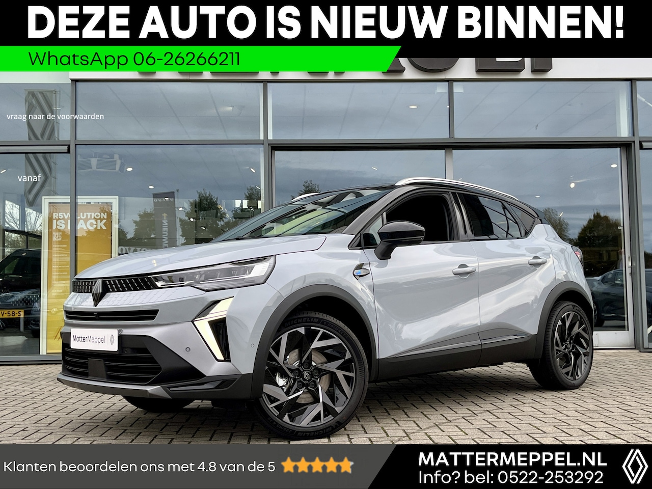 Renault Captur - 1.8 E-Tech Full Hybrid 160 Esprit Alpine | 360° Camera | Dakrails | 1000KG TREKGEWICHT | N - AutoWereld.nl