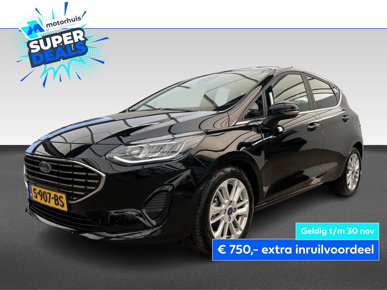 Ford Fiesta - 1.0 EcoBoost Hybrid 125pk Titanium Automaat - AutoWereld.nl