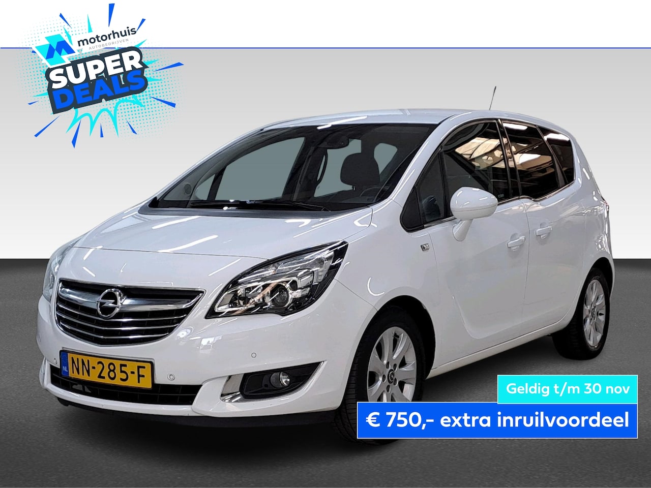 Opel Meriva - 1.4 TURBO 120PK BLITZ ECC TREKHAAK CRUISE PDC WINTERPACK NAP - AutoWereld.nl