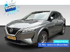 Nissan Qashqai - 1.3 MHEV 160PK AUTOMAAT ACENTA PANODAK CARPLAY TEL LED CRUISE PDC NAP