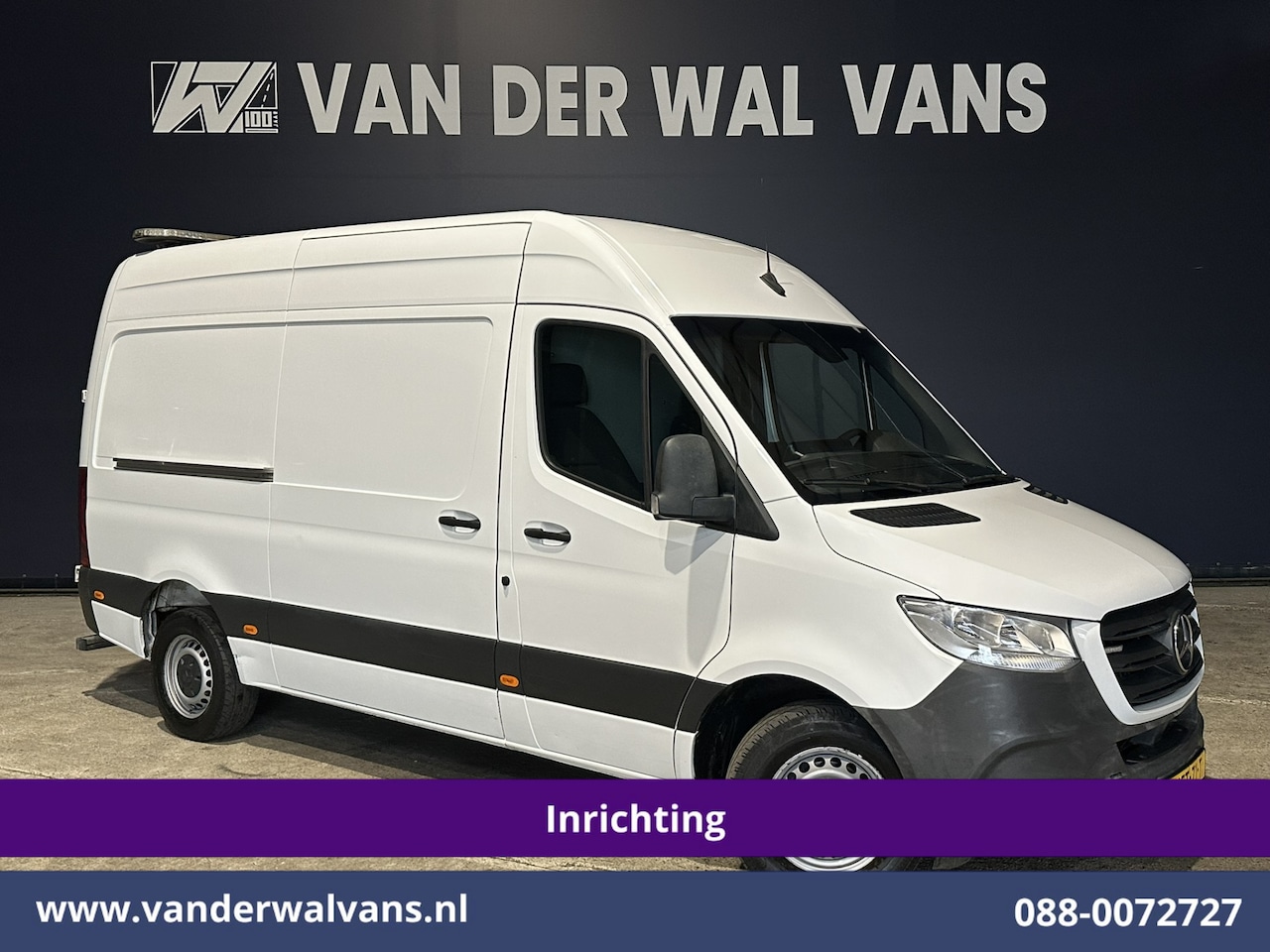 Mercedes-Benz Sprinter - 316 CDI 164pk L2H2 inrichting Euro6 Airco | Camera | Apple Carplay | 3500kg Trekhaak Cruis - AutoWereld.nl