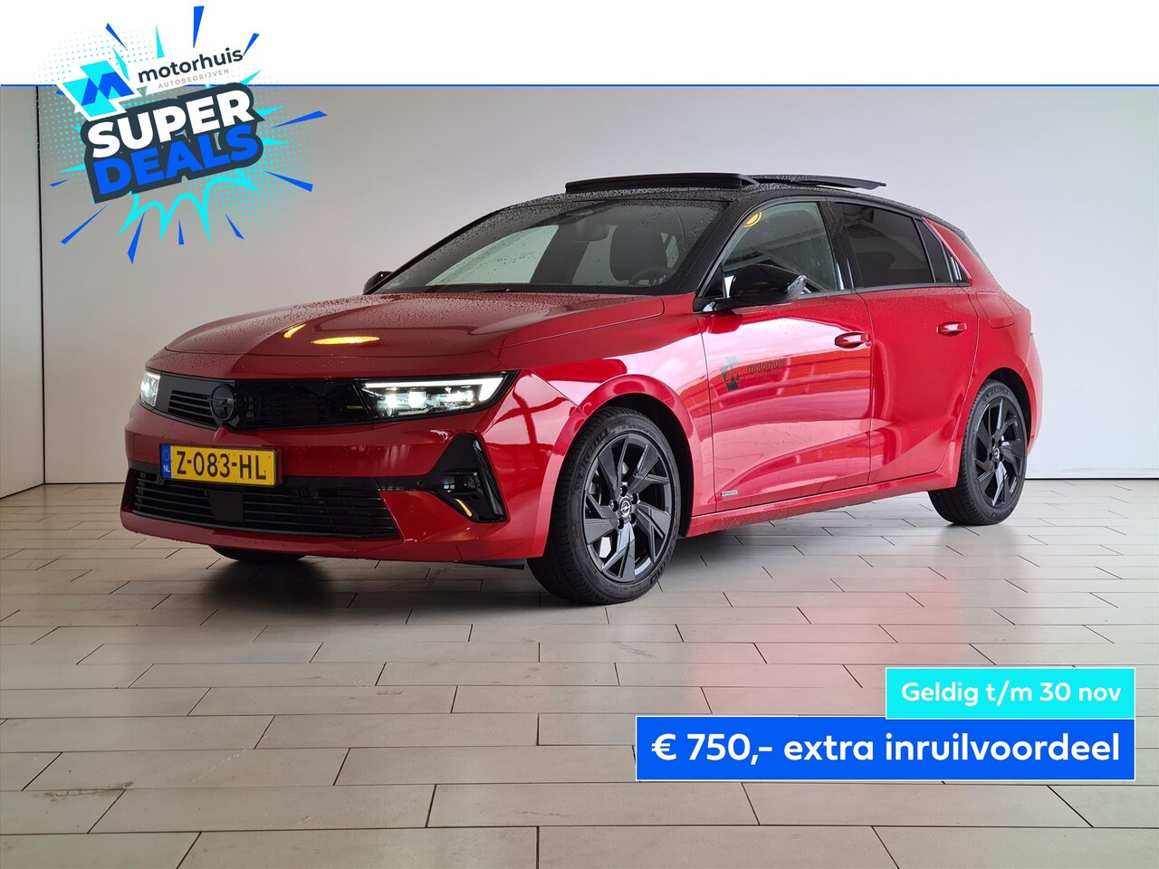 Opel Astra - 1.6 Hybrid 180pk Astra Ultimate AUTOMAAT LED WINTERPACK CAMERA SCHUIFDAK - AutoWereld.nl