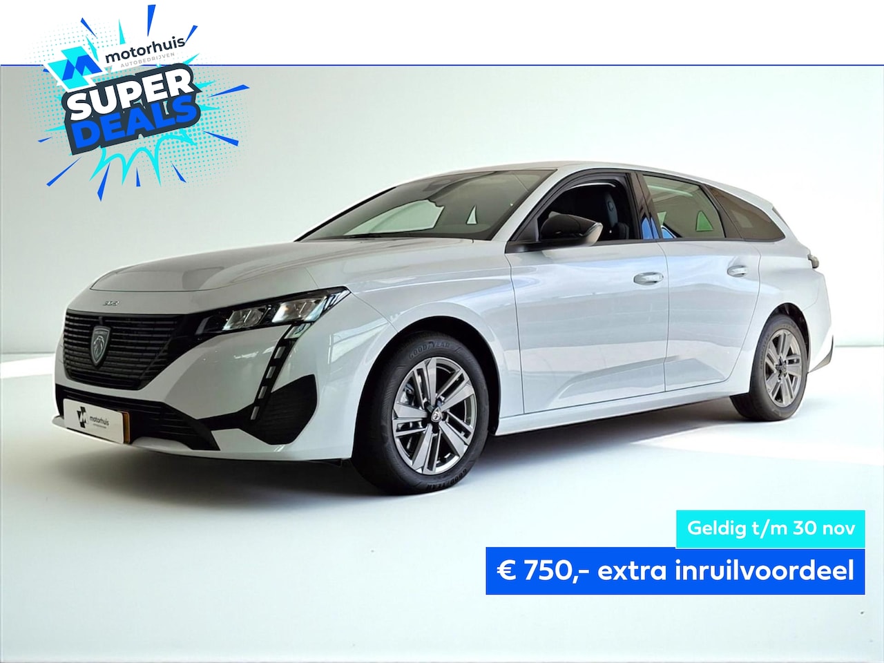 Peugeot 308 SW - 1.2 Hybrid 145pk e-DCS6 Active Pack Business LED NAVI STOELV - AutoWereld.nl