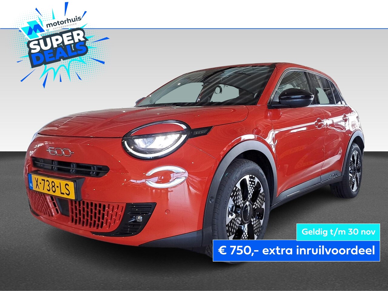 Fiat 600 - 54KWH | CARPLAY | 360 CAMERA | ACC | MASSAGE - AutoWereld.nl