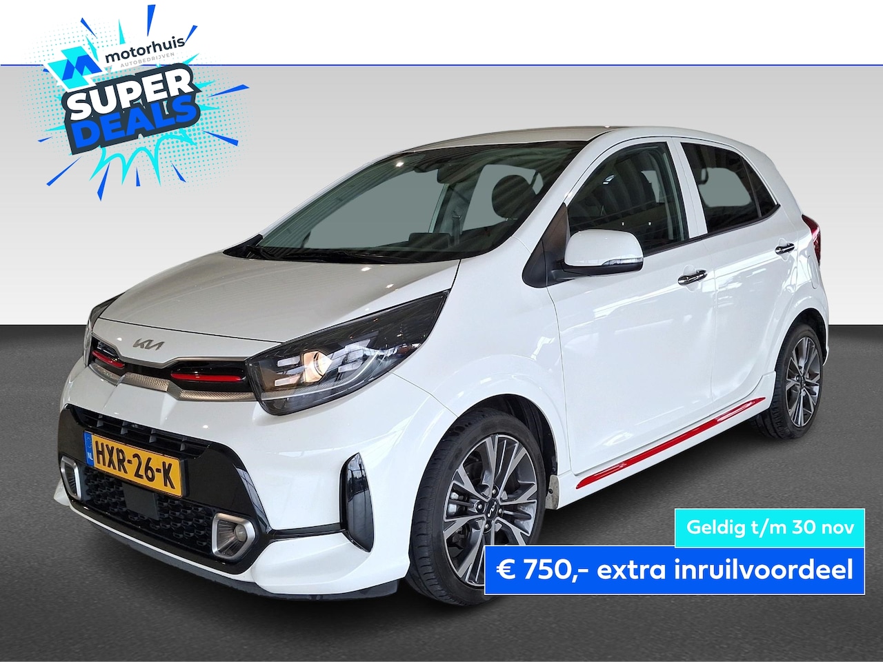 Kia Picanto - 1.0 T-GDi 100PK 5-ZITS GT-LINE NAVI CAMERA WINTERPACK ECC - AutoWereld.nl