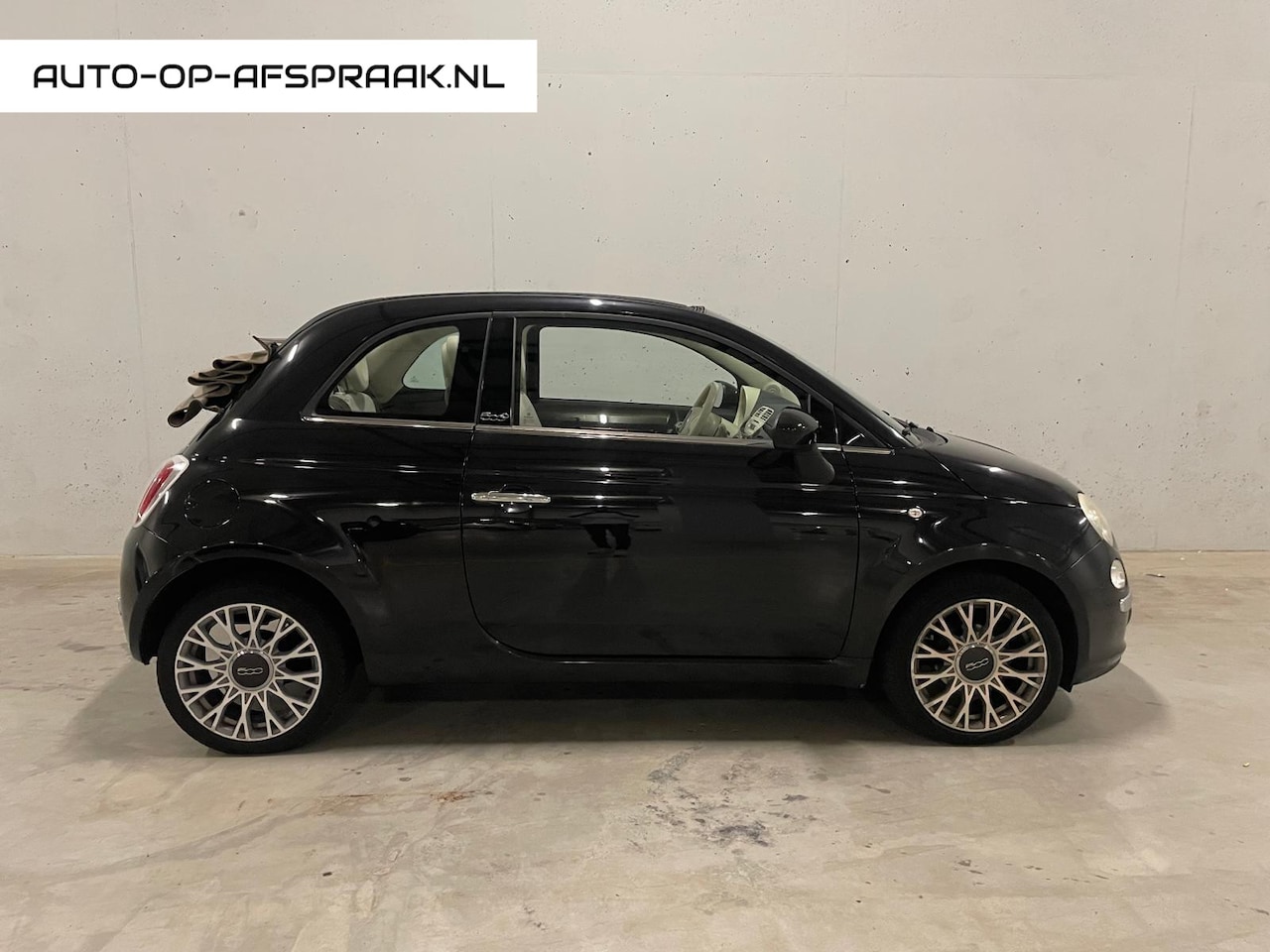 Fiat 500 C - 1.2 Lounge Automaat Leer Airco PDC APK NAP - AutoWereld.nl
