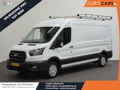 Ford Transit - 310 105PK L3H2 Trend Imperiaal Navigatie Airco Parkeersensoren Bluetooth 3Zits Trekhaak Ca
