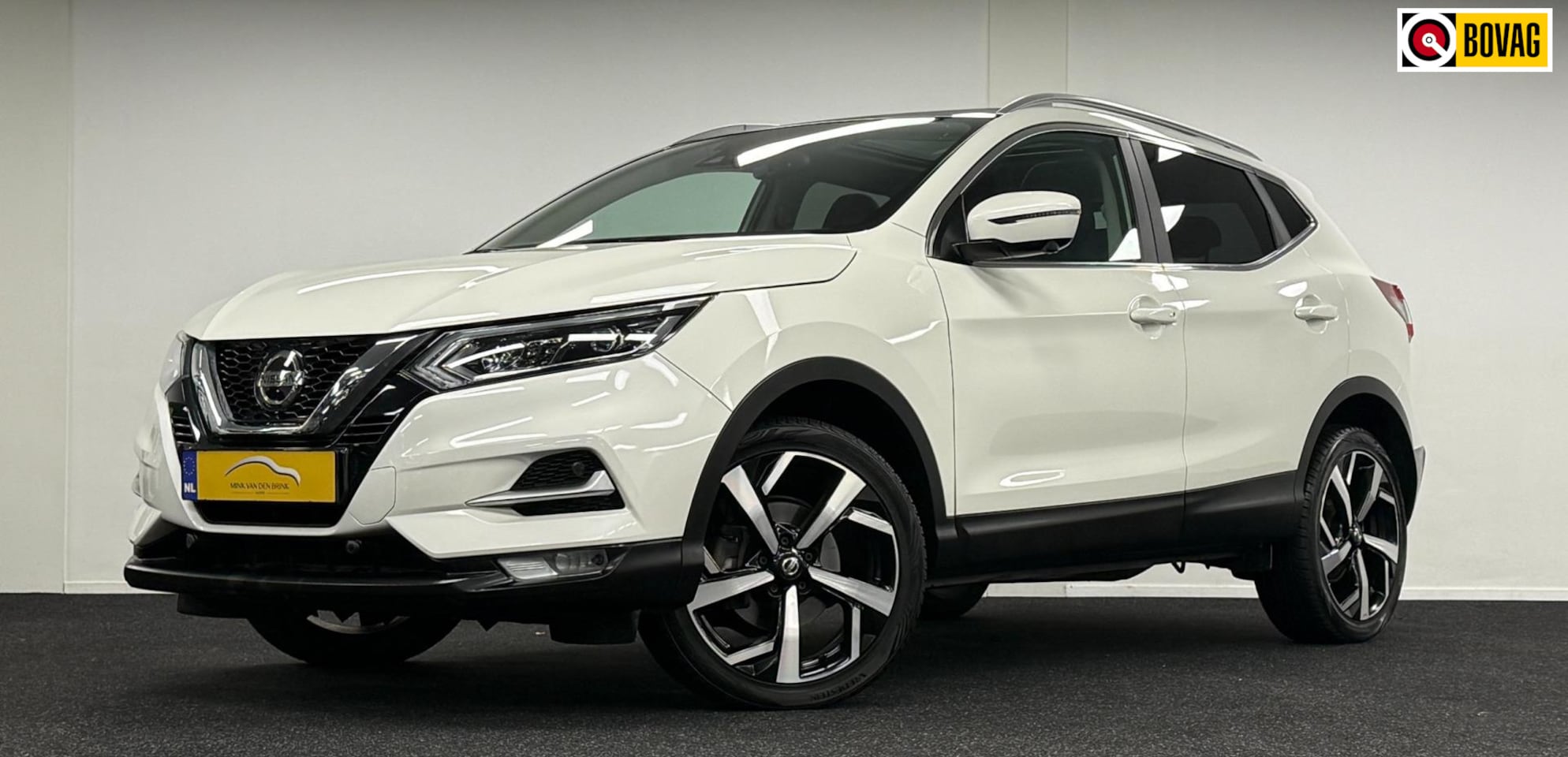 Nissan Qashqai - 1.3 DIG-T Tekna*Panodak*360cam*VolLeder*Carplay - AutoWereld.nl