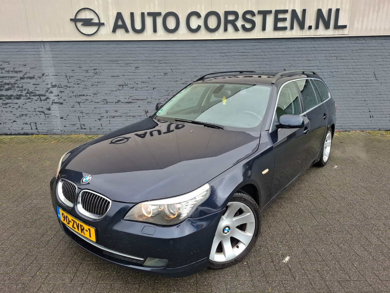 BMW 5-serie Touring - 525i 218PK Automaat Executive Leder + Memory Schuif/kanteldak Navi Ecc Cruise Control Pano - AutoWereld.nl