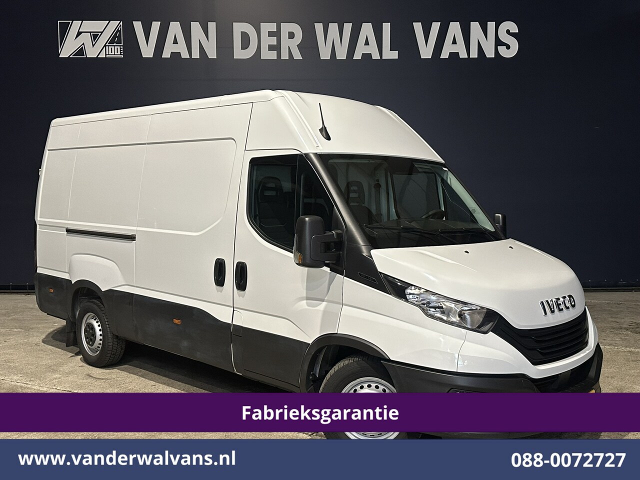 Iveco Daily - 35S16V 157pk L2H2 Fabrieksgarantie Euro6 Airco | 3500kg trekvermogen | Parkeersensoren bij - AutoWereld.nl