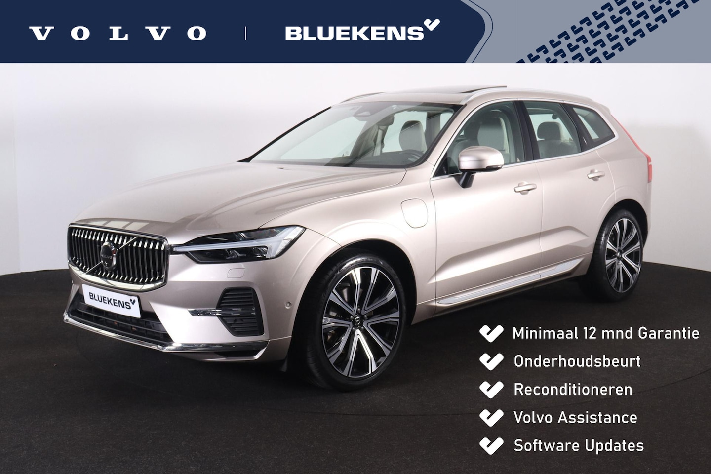 Volvo XC60 - T6 Plug-in hybrid AWD Ultimate Bright - LONG RANGE - Panorama/schuifdak - IntelliSafe Assi - AutoWereld.nl