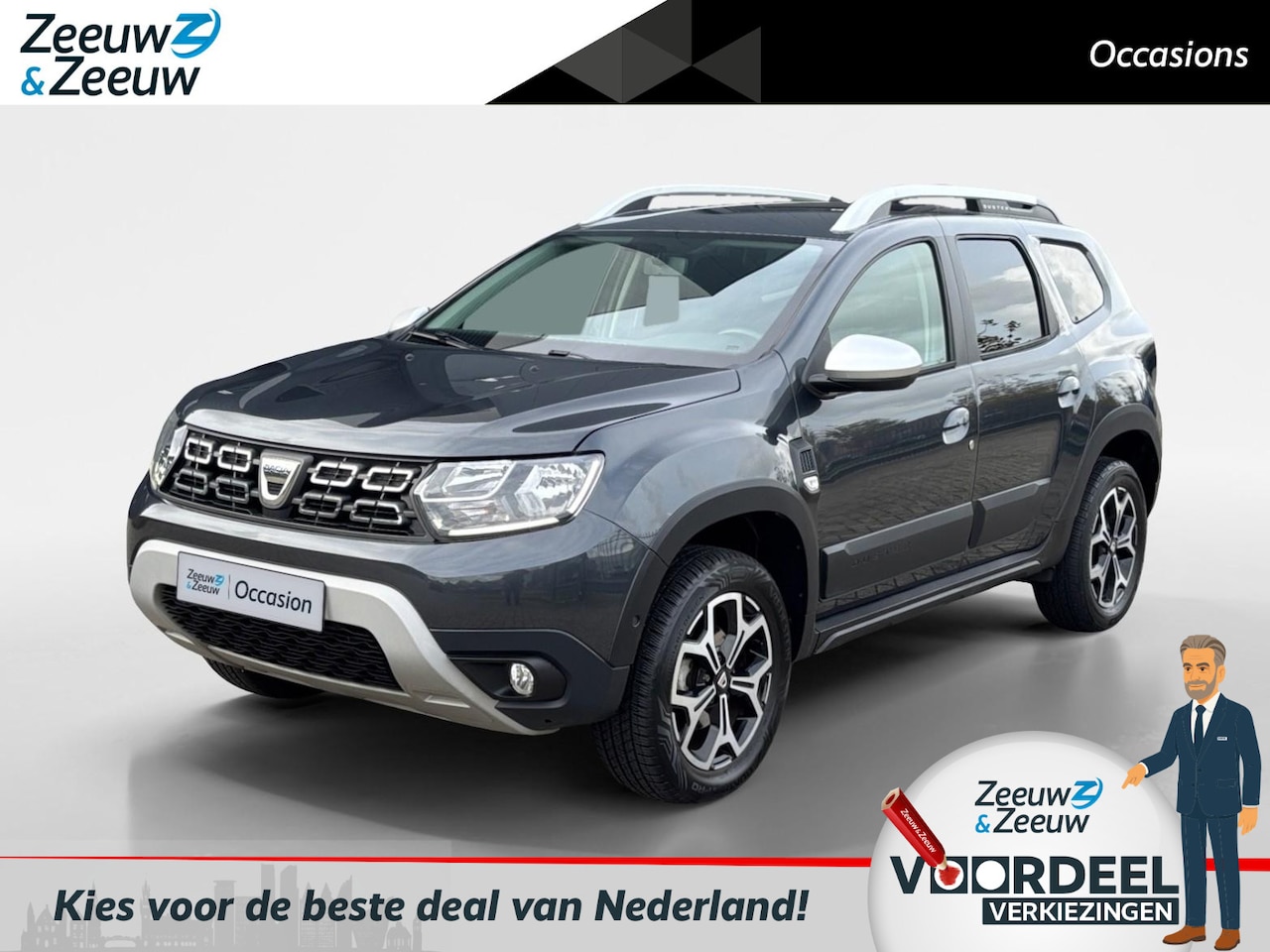 Dacia Duster - 130PK TCe Prestige | Trekhaak (1500 KG) | Navi | Camera | Apple CarPlay/Android Auto | Arm - AutoWereld.nl