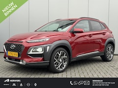 Hyundai Kona - 1.6 GDI HEV Premium Eerste eigenaar / Dealeronderhouden/ Leder / Elek. Bedienbare Voorstoe
