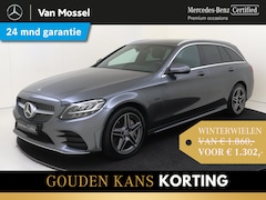Mercedes-Benz C-klasse Estate - 300 e Business Solution AMG / Parkeercamera / Artico Leder / Privacy Glass / Stoelverwarmi