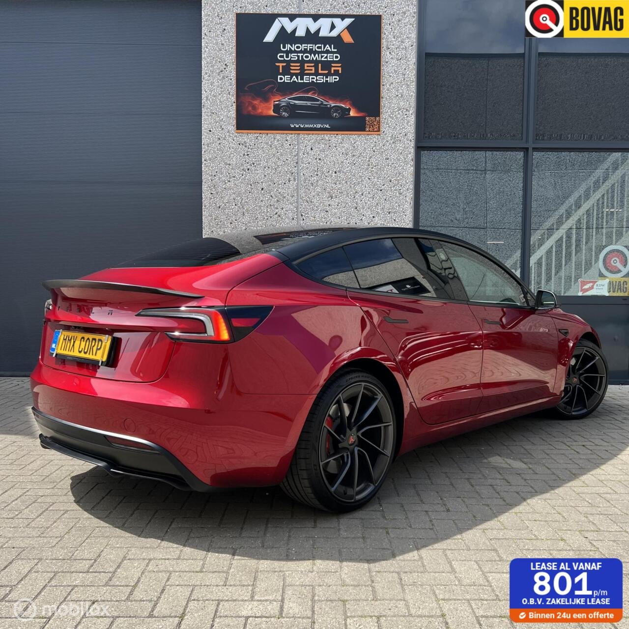 Tesla Model 3 - Performance + PILLAR DELETE + TINTED RAMEN - AutoWereld.nl