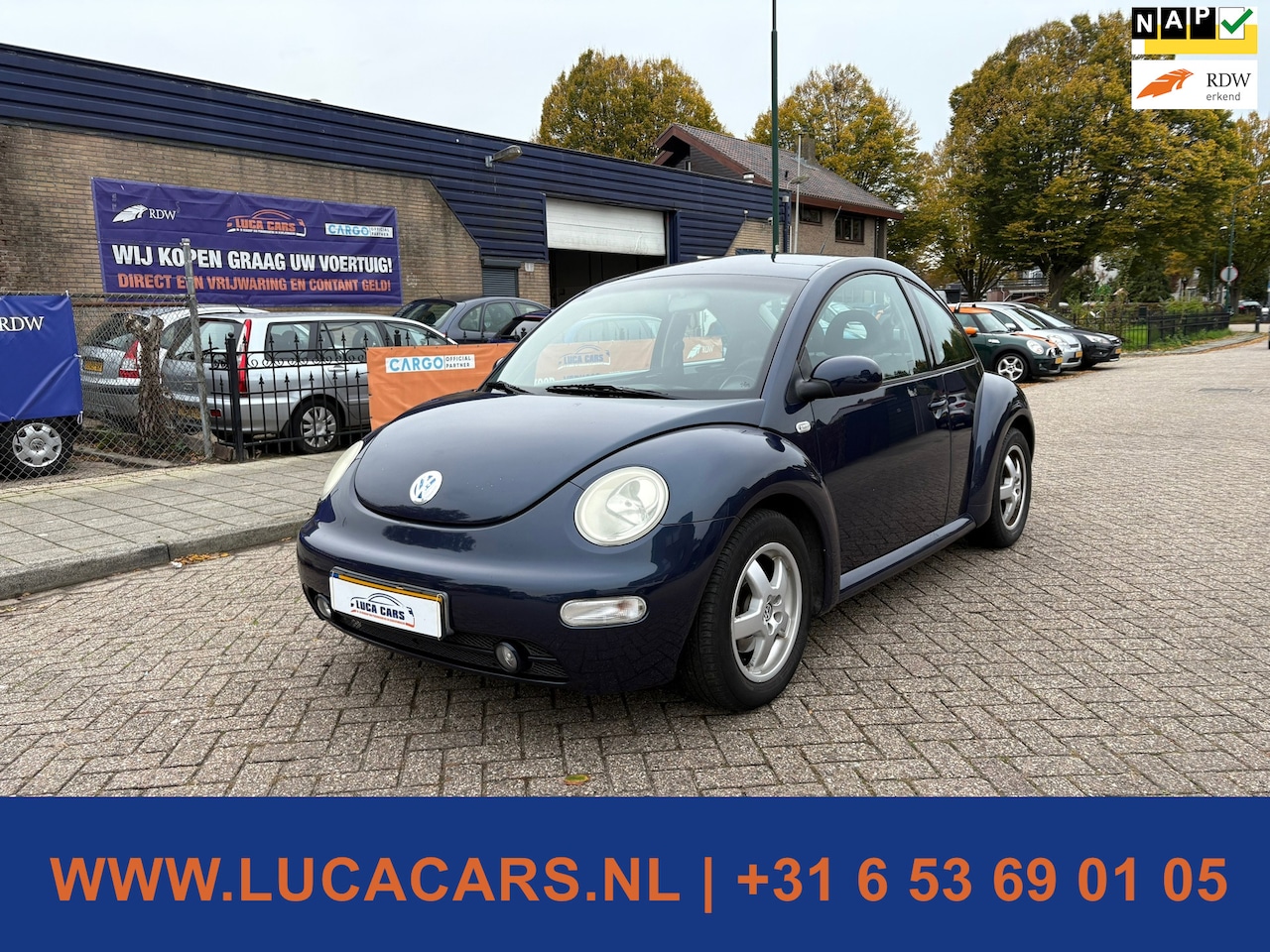 Volkswagen New Beetle - 2.0 Highline AIRCO + NIEUWE APK! - AutoWereld.nl